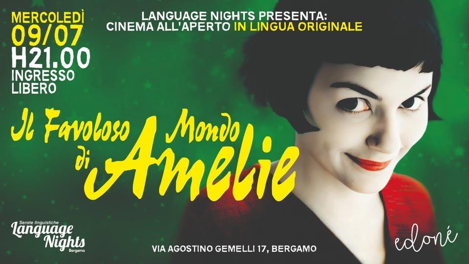 Il favoloso mondo di Amélie in lingua originale / Cinema all'aperto all'Edoné